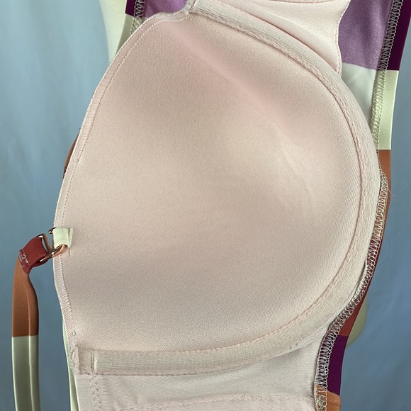 Shade & Shore Padded Bandeau Bikini Top w/Removable Straps - Size 36DD (XL) - Picture 12 of 16